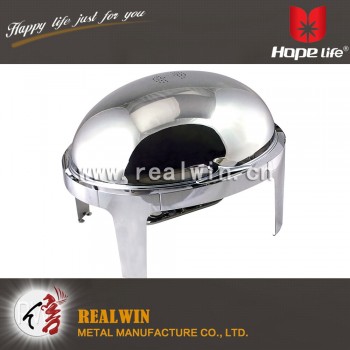 9L OVAL ROLL TOP CHAFER