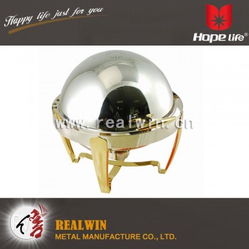 6L ROUND ROLL TOP CHAFER