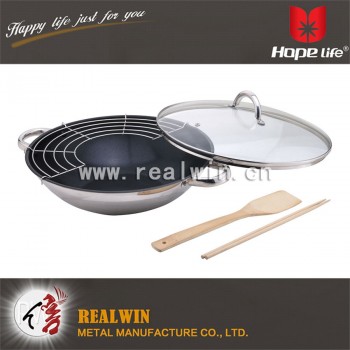 32 cm Chinese Wok