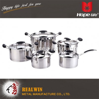 10件套不銹鋼鍋