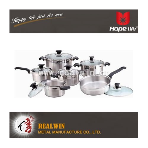 12件套不銹鋼鍋