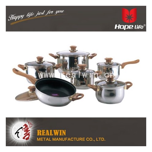 12件套不銹鋼鍋