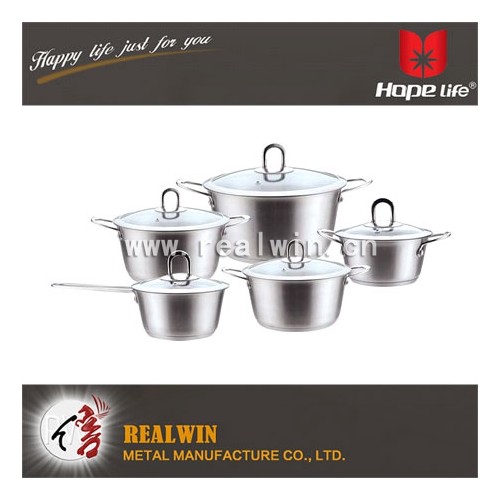 10件套不銹鋼鍋