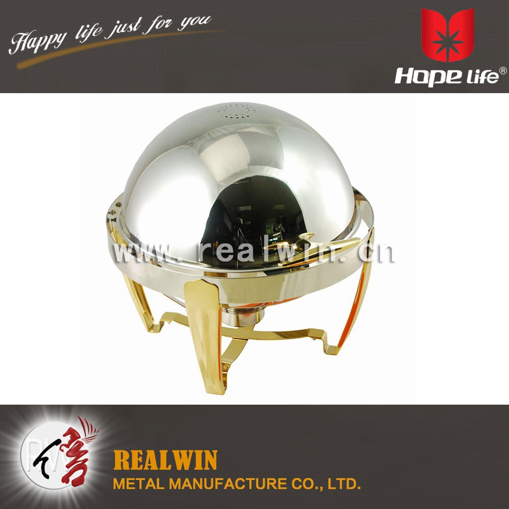 6L ROUND ROLL TOP CHAFER