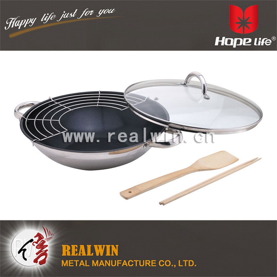 32 cm Chinese Wok